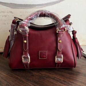 Dooney & Bourke Micro Florentine Satchel in Bordeaux